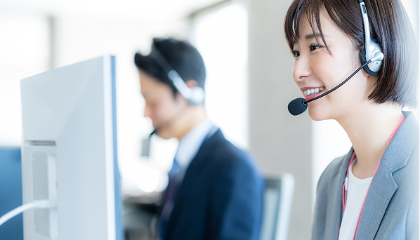 カスタマーサポートの様子